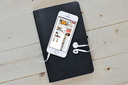 iPhone6 Mockup Template #2, an iPhone Mockup by Made by Mancie (Thumbnail 3 of 3)