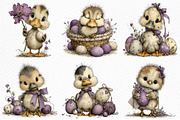 Whimsical Easter Animals Clipart, an Illustration by Craft Nest (Thumbnail 4 of 12)