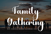 Family Gathering, a Handwritten Font by FreshTypeINK (Thumbnail 1 of 8)