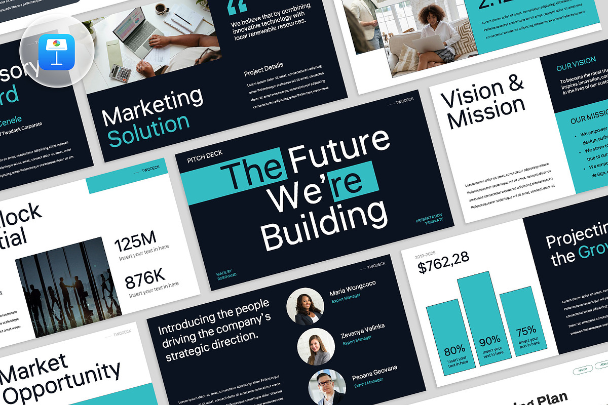 Pitch Deck Keynote, a Presentation Template by rgbryand (Photo 1 of 7)