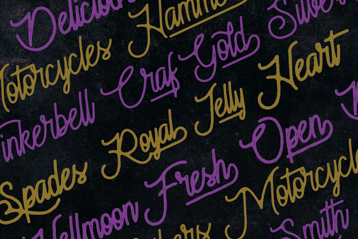 Moonchrome typeface + Bonus preview 7