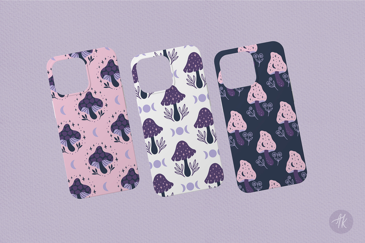 Mystical Mushrooms Clipart Set, an Object Graphic by Alena Koval (Photo 13 of 16)