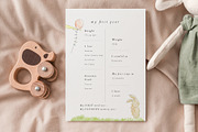 1st Year Milestone Card, an Invitation Template by By Stephanie Design (Thumbnail 3 of 3)