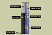 Airless Pump Cosmetic Bottle Mockup, a Cups & Container Mockup by Digitalphaser (Thumbnail 2 of 5)