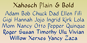 Xahosch, a Handwritten Font by Ingrimayne Type (Thumbnail 8 of 9)