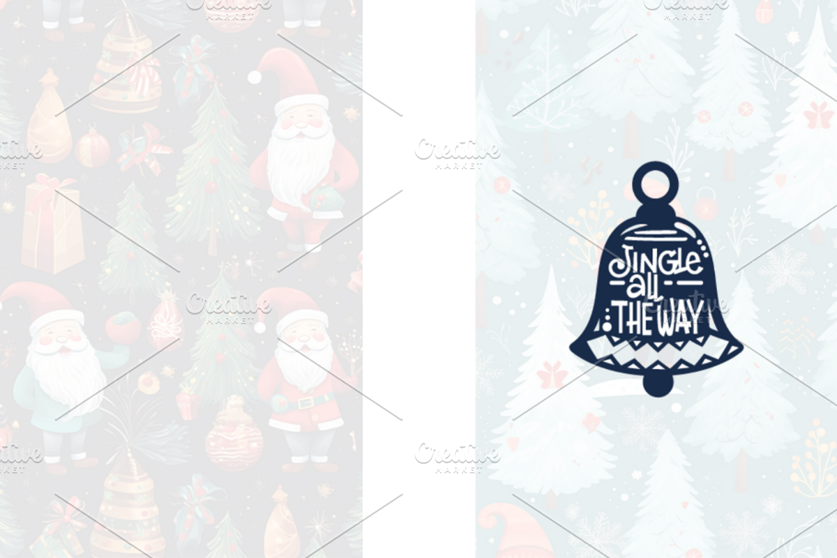 Christmas Card Design Bundle 11, a Card Template by Jay Major Designs (Photo 9 of 10)