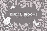 Birds & Blooms Seamless Patterns, a Pattern Graphic by pixelbuddha.net (Thumbnail 1 of 8)