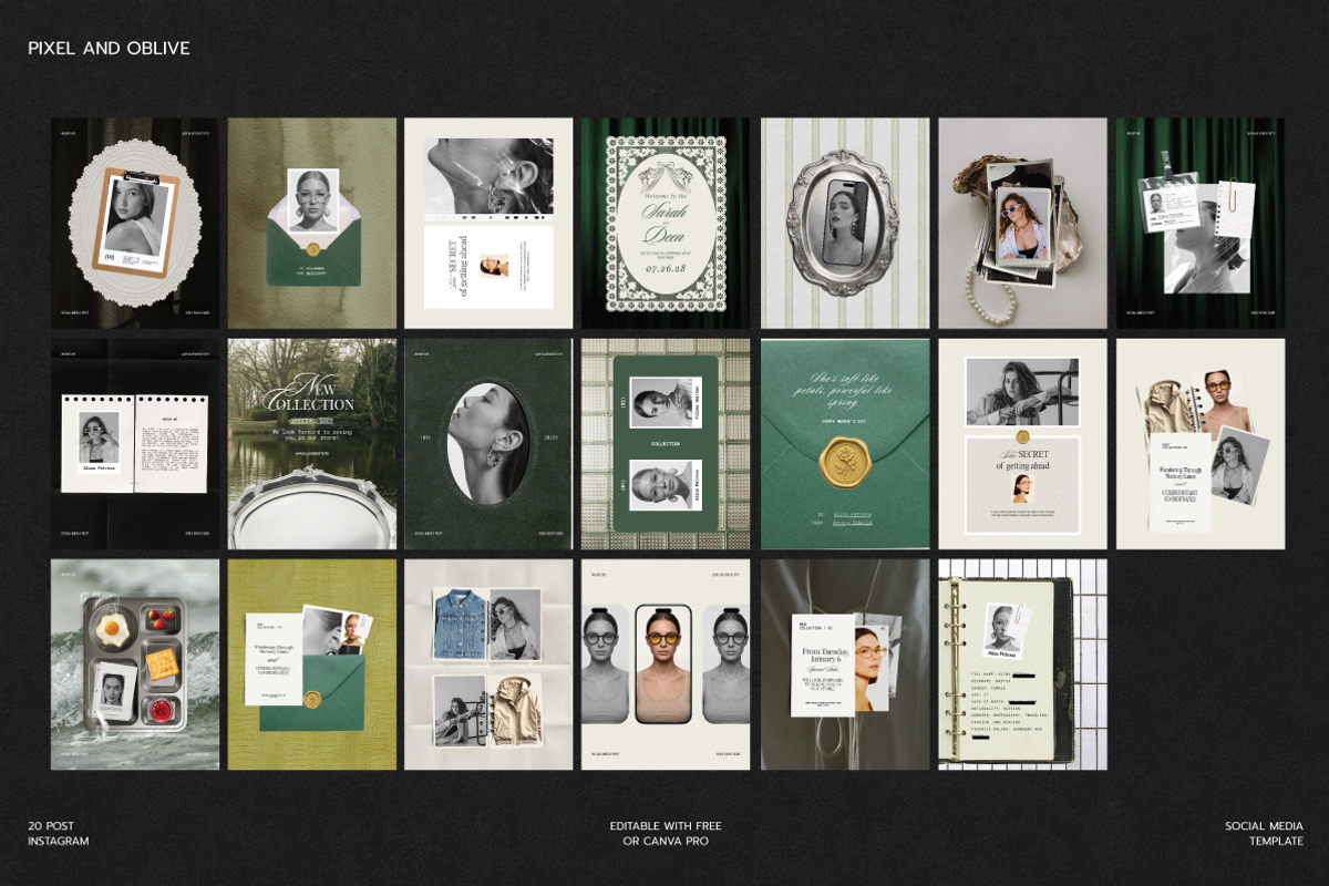 ALMA / Post Social Media KIT, a Social Media Template by Pixel And Oblivé (Photo 6 of 6)