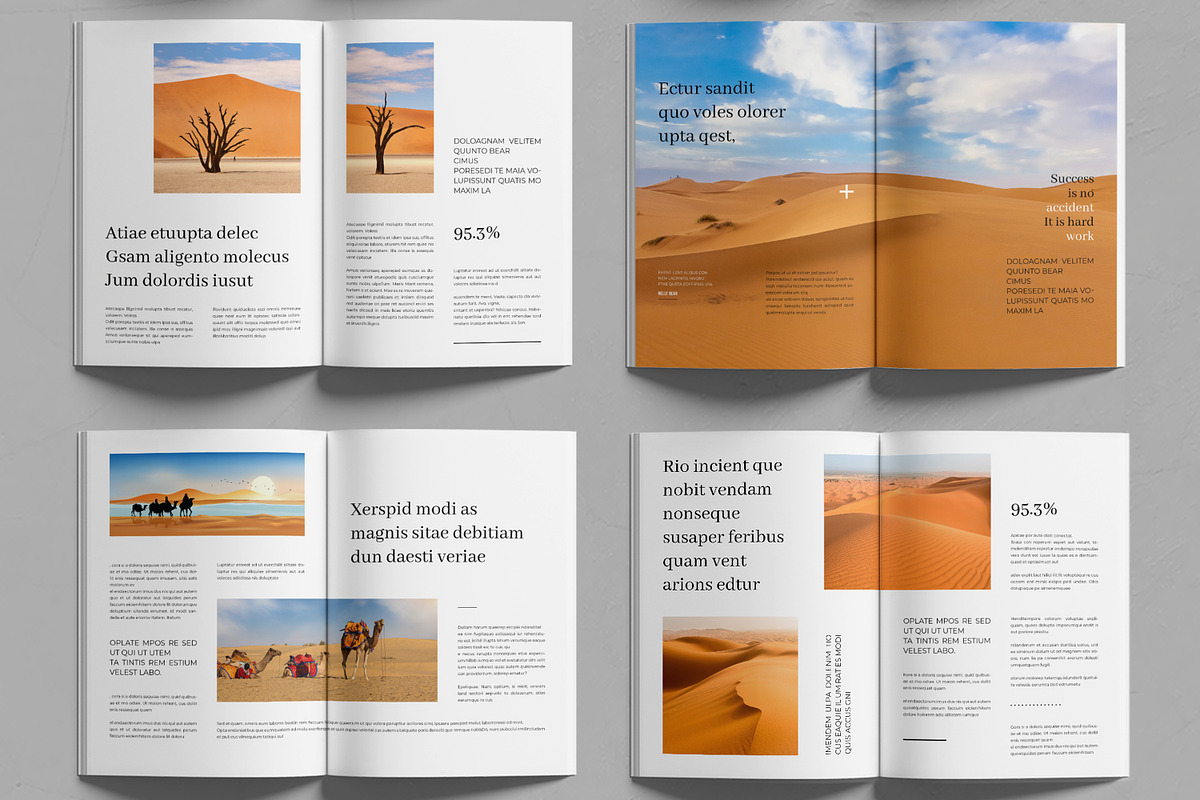 Creative Portfolio Showcase Template, a Magazine Template by MightyDesign (Photo 3 of 6)