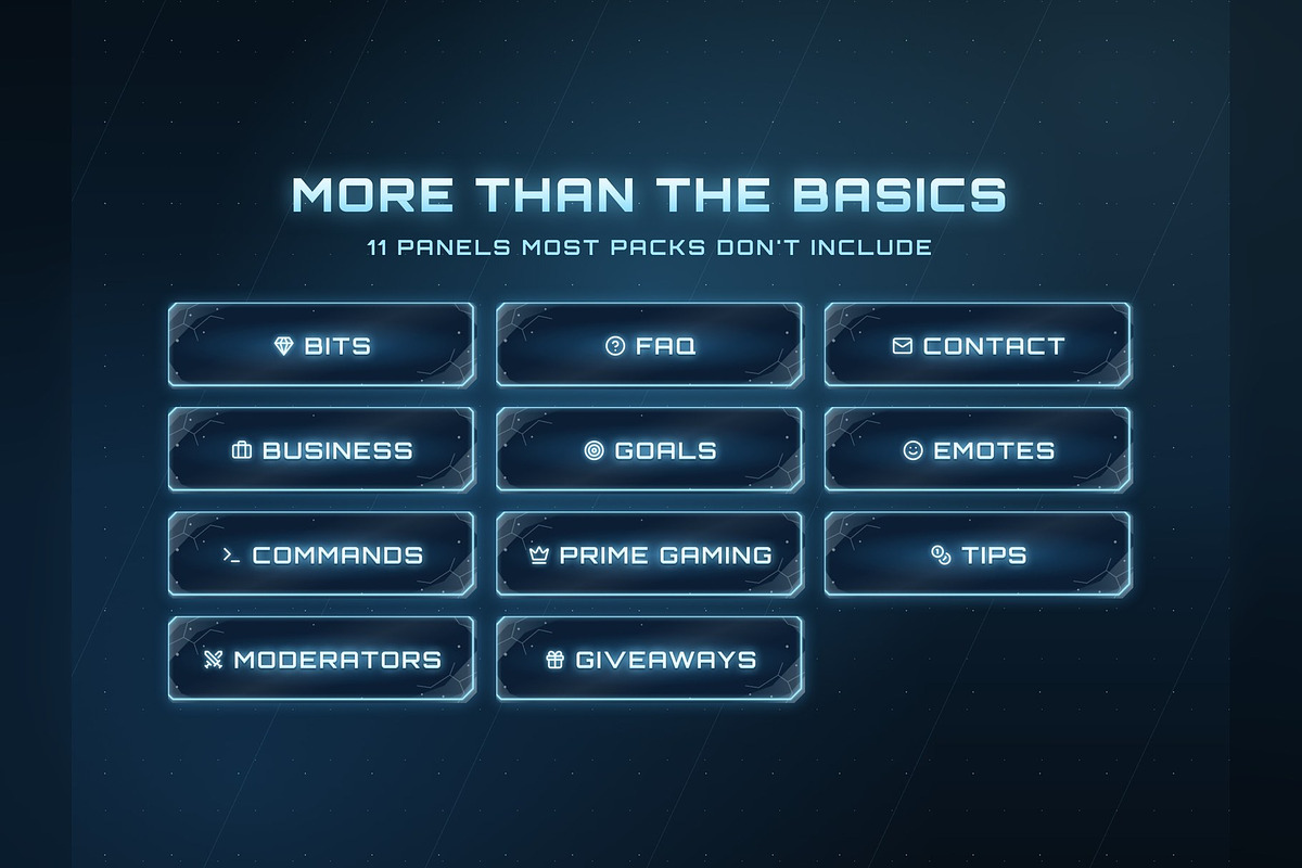 Ice Twitch & Kick Panels, an Object Graphic by Gear Store (Photo 4 of 7)