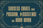 Hustlers - Art Deco Font, a Sans Serif Font by Krismagraph (Thumbnail 8 of 12)