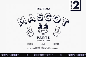 Retro Mascot Parts | VOL 2