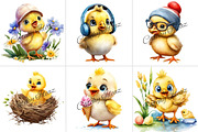 12 Hilarious Chick Clipart, an Animal Illustration by Catchy Ideaz (Thumbnail 3 of 3)