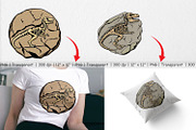 Dino Fossil Clipart, a Graphic by Artnoy (Thumbnail 3 of 5)