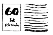 60 Grunge Brushes, a Brush Add-On by Elinorka (Thumbnail 1 of 2)