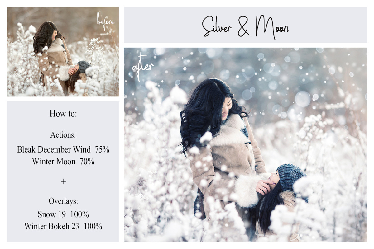 Winter Bundle: PS Actions + Overlays, an Action Add-On by LovePhotoMoment (Photo 4 of 24)