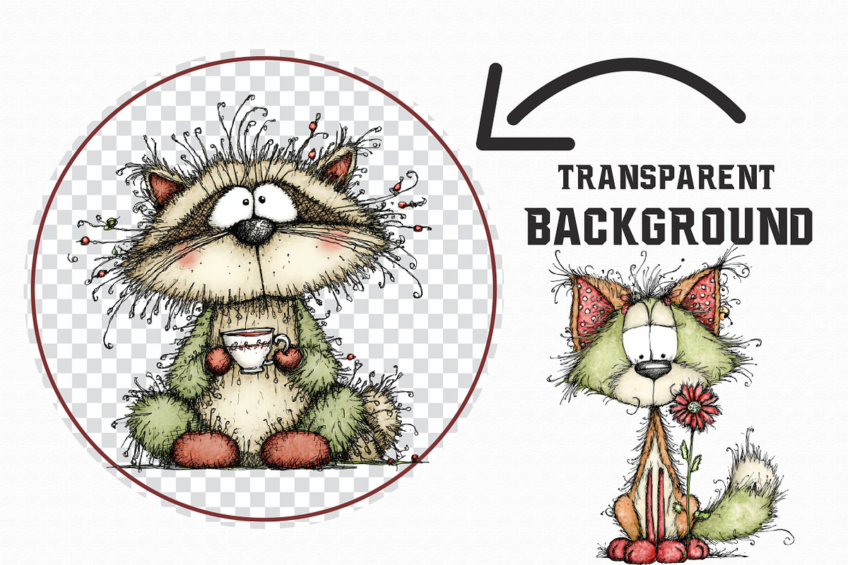 Whimsical Quirky Animal Clipart, an Illustration by Libby Wishes (Photo 4 of 6)