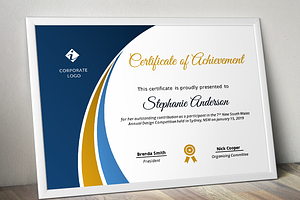 Modern Certificate Template (pptx)