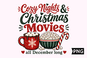 Cozy Nights & Christmas Movie Design, a Seasonal Illustration by Creative Art (Thumbnail 1 of 3)
