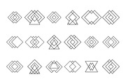 Set of trendy logotypes, an Education Illustration by Helen Sko (Thumbnail 3 of 9)