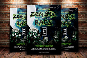 Zombie Race Flyer