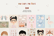 200 NURSERY POSTERS & PRINTS, a Background Graphic by Muse Artist (Thumbnail 6 of 15)