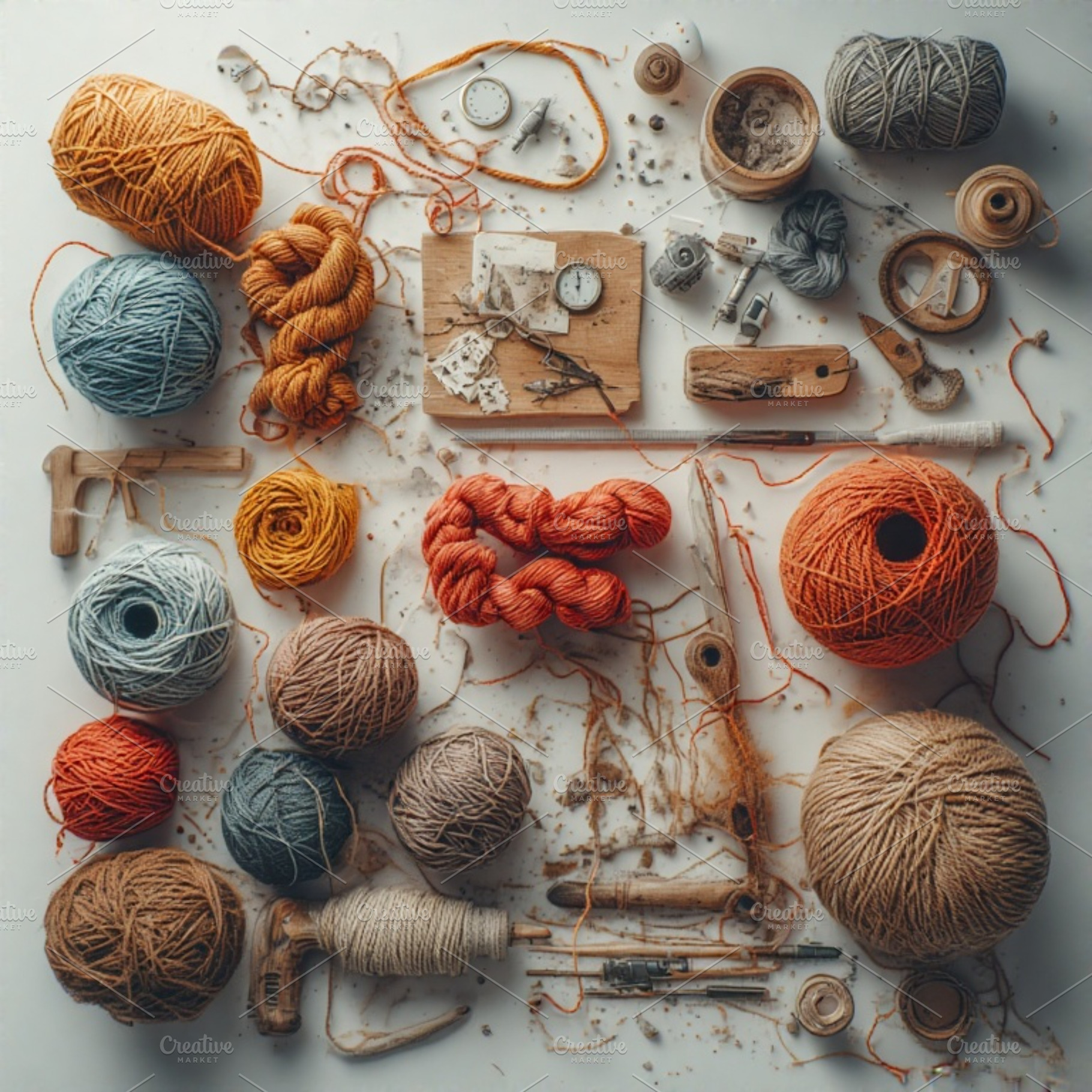 Yarn craft moodboard, a Beauty & Fashion Photo by ComfortQ