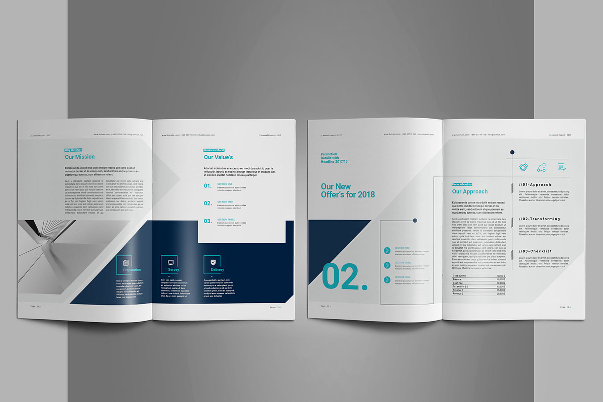 Annual Report Template, a Brochure Template by Elite_Standard (Photo 5 of 14)