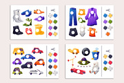 Color matching printables | 18 sheet, a Poster Template by EeKayStore (Thumbnail 3 of 6)