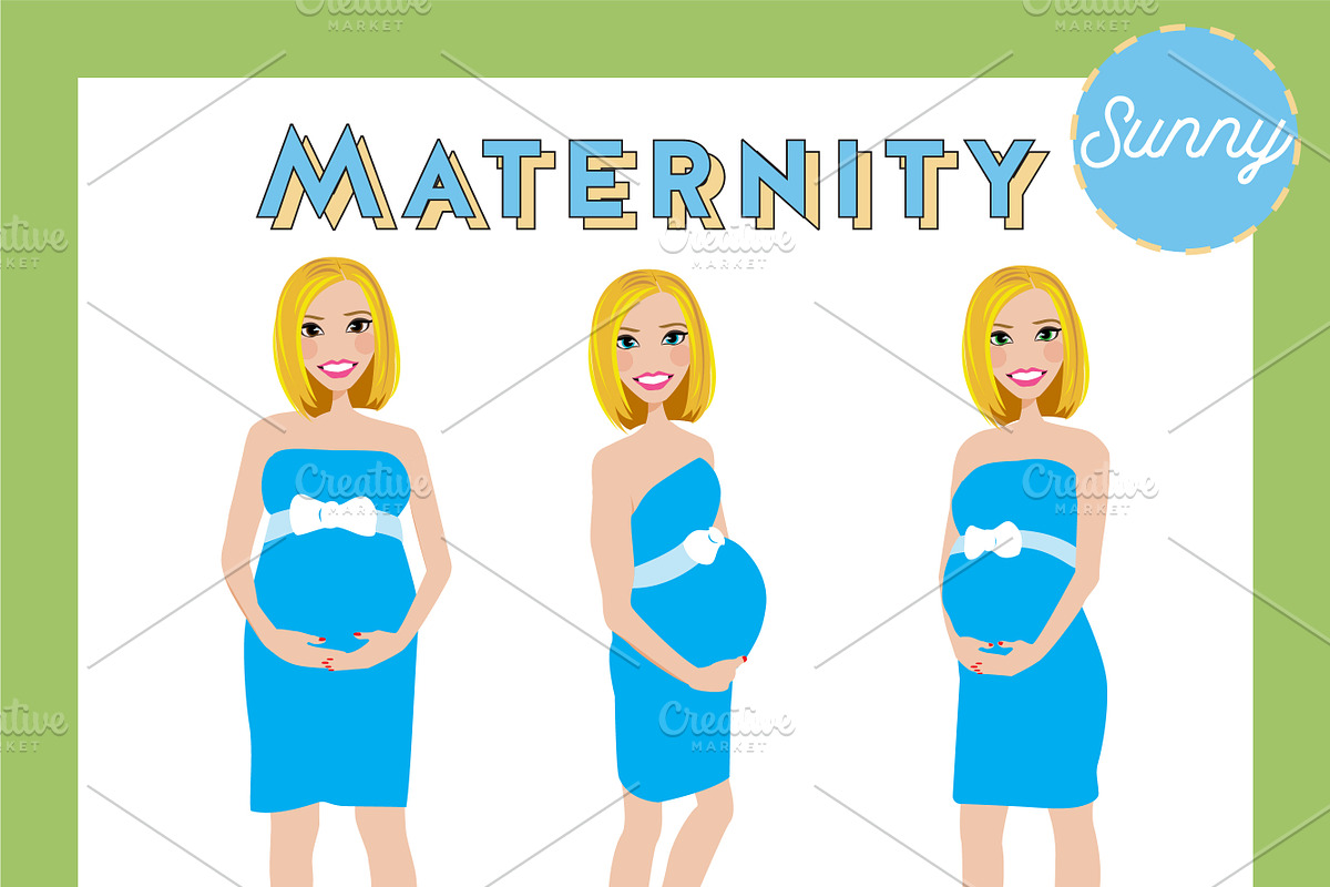 Maternity Pregnant Portrait Creator, a Person Illustration by Lauren Lesley Studio (Photo 37 of 45)
