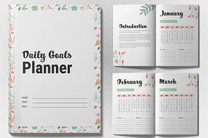 Monthly Planner Notebook Template