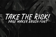 Page Maker - Handwritten Brush, a Handwritten Font by tebaltipislab (Thumbnail 2 of 10)