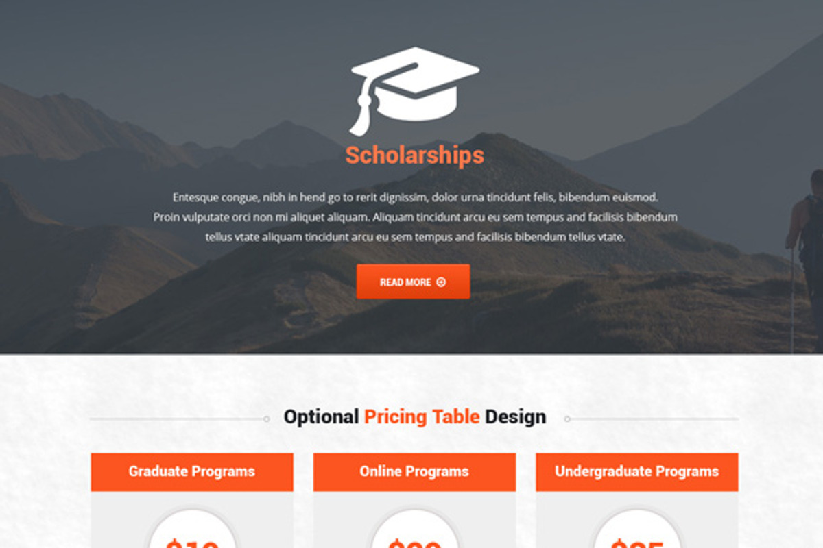 Edu Courses - Landing Page PSD, a Landing Page Template by imithemes (Photo 4 of 5)