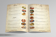 Vintage Food Menu & Business Card, a Brochure Template by BettyDesign (Thumbnail 3 of 8)