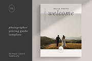 Wedding Photographer Welcome Guide, a Marketing Template by frommakertomaker (Thumbnail 1 of 9)