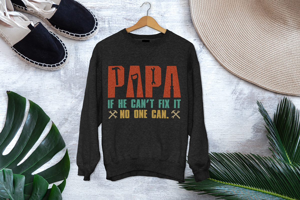 Funny Papa T shirt Design, a Graphic by Vector Portal (Photo 5 of 5)