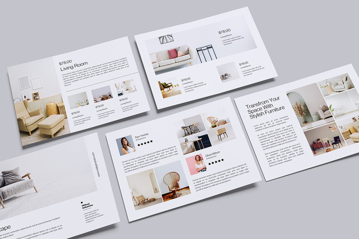 A4 Flyer Landscape Mockup, a Flyer Template by Creative_A23 (Photo 1 of 4)