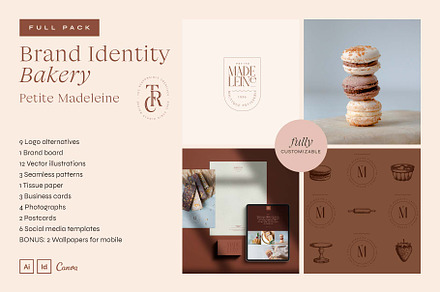 Petite Madeleine | Full Brand Pack, a Branding & Logo Template by The Responsible Creatives