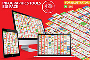 INFOGRAPHIC TEMPLATE BUNDLE, a Finance Illustration by The Craftsman (Thumbnail 2 of 14)