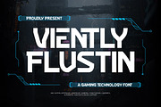 Viently Flustin - Gaming Technology, a Sans Serif Font by trabaskriya (Thumbnail 1 of 10)