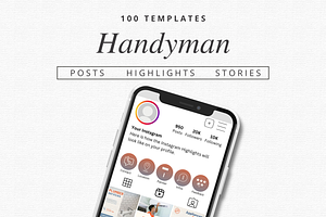 Handyman Canva Templates, a Social Media Template by Talipic Designs