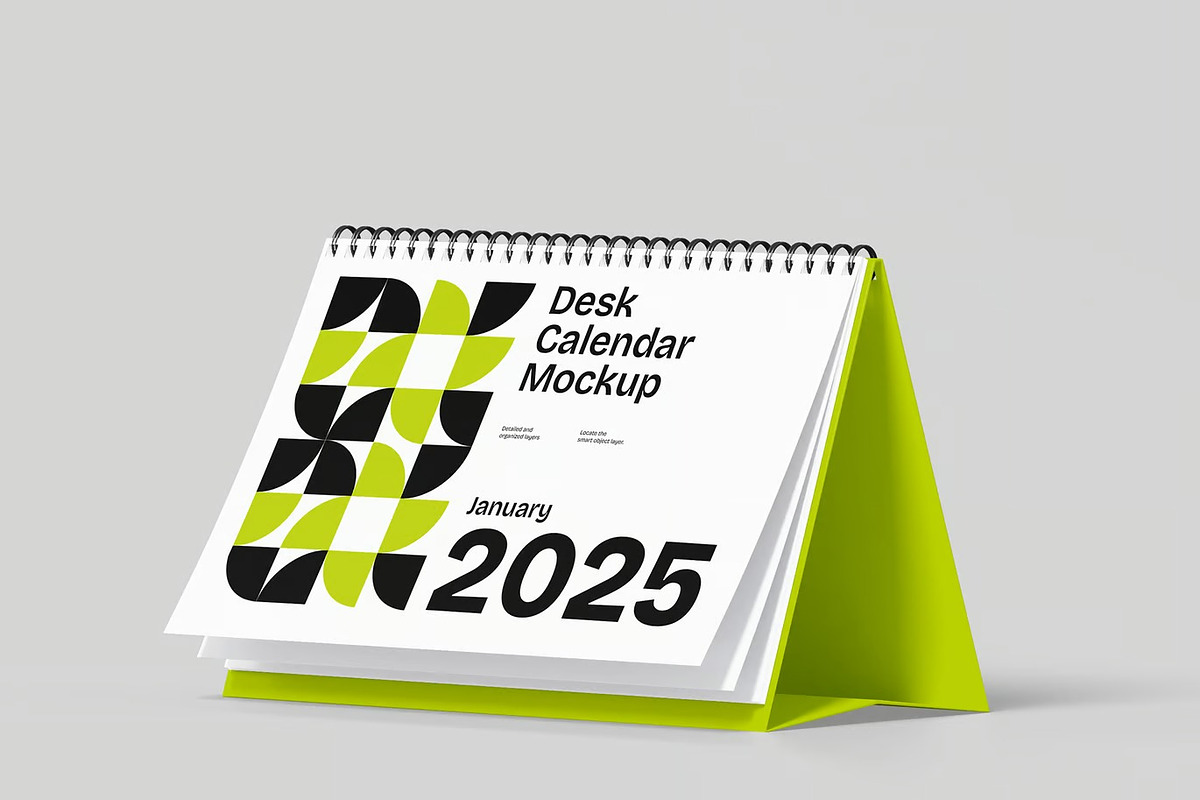 Calendar Mockup, a Merchandise Mockup by renderstockmarket (Photo 3 of 3)