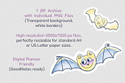 Cute Spooky Pastel Halloween Bundle, an Object Illustration by ArtyCats (Thumbnail 5 of 6)