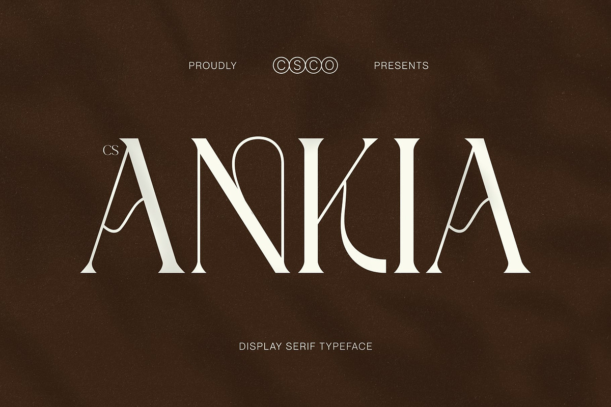 CS Ankia – Elegant Serif Font, a Serif Font by Craft Supply Co. (Photo 1 of 8)