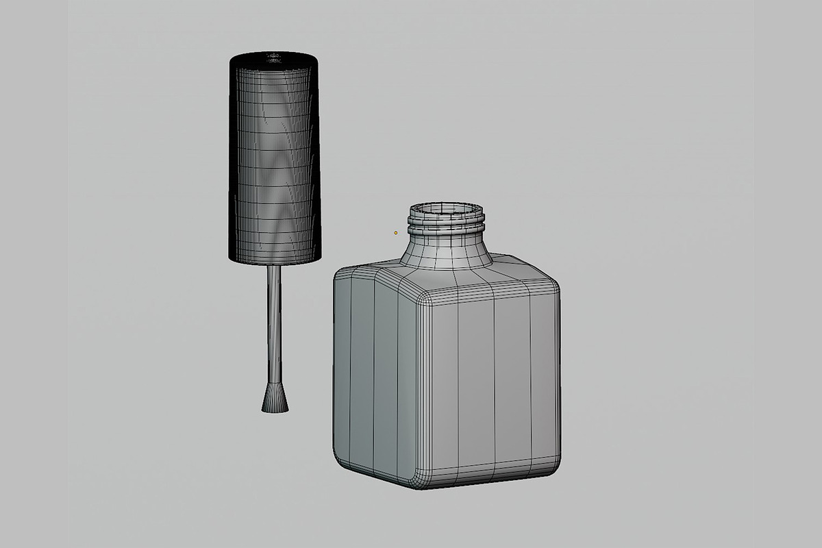 Nail Polish Bottle, an Object 3D Model by fahad121 (Photo 5 of 8)