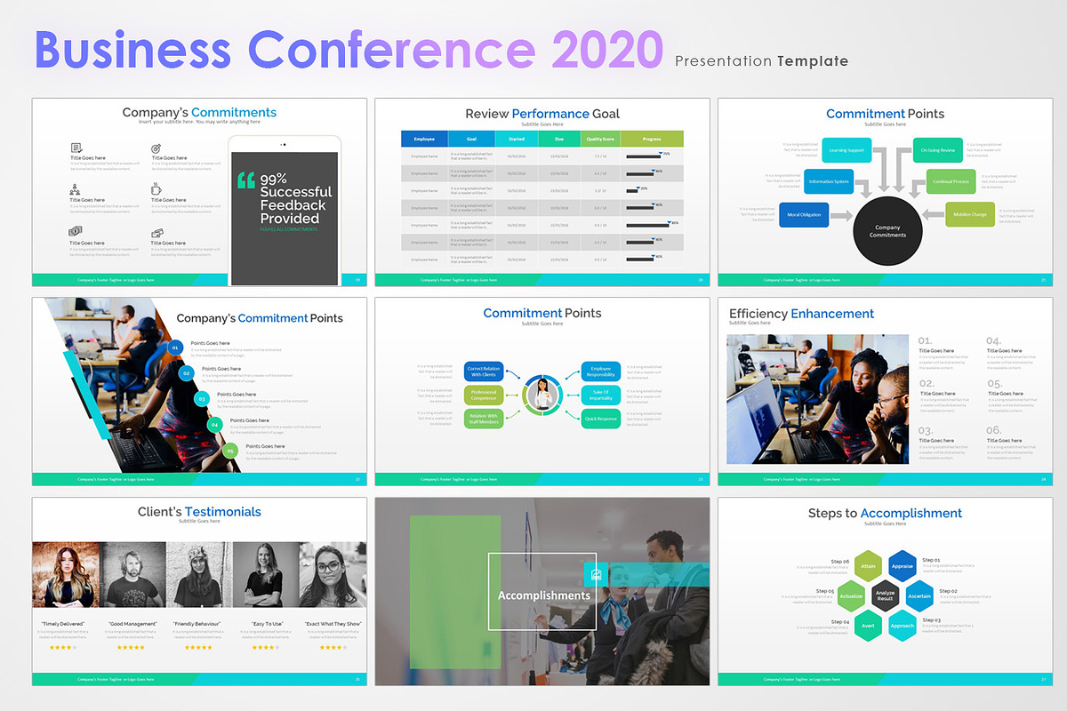 Business Conference Template, a Presentation Template by GraphicBerg (Photo 5 of 12)