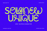 Solanew - Sans Handwritten Ligature, a Handwritten Font by Inviline.co (Thumbnail 1 of 12)