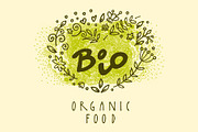 Raw Bio Vegan Food Labels, a Food Illustration by Soulful Vectors (Thumbnail 3 of 6)
