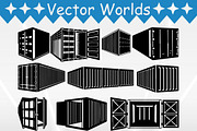 Container Shipping SVG, Shipping SVG, an Object Graphic by VectorWorlds (Thumbnail 2 of 3)