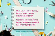 NEEMA - Child's Cute Handwritten, a Symbol Font by Revoltan Studios (Thumbnail 4 of 6)